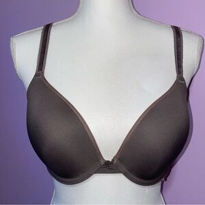 Wacoal Embrace Lace Push Up Bra 858191 Women Size 34D Neutral Dark Brown